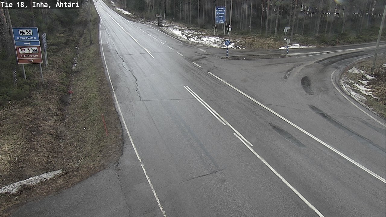 Weather Camera Image Road 18 ÄhtäriInha, Ähtäri, Etelä-Pohjanmaa