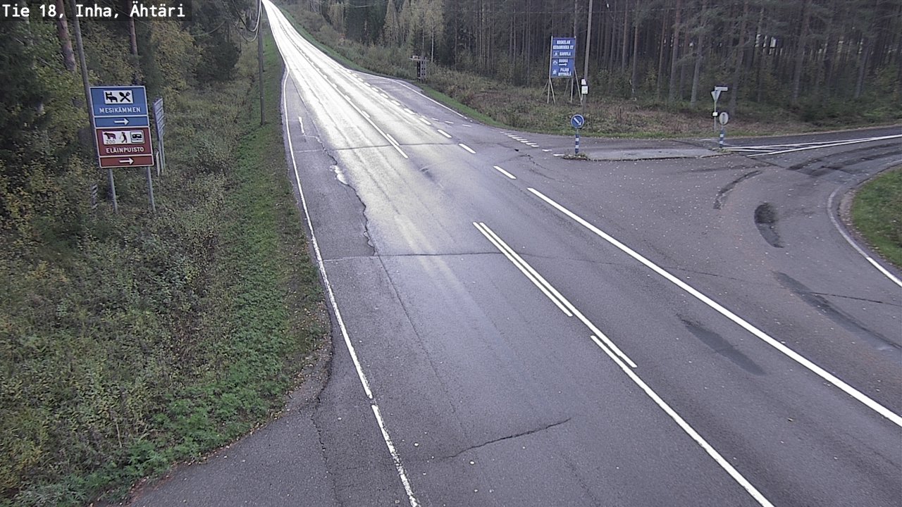 Weather Camera Image Väg 18 Etseri, Inha, Ähtäri, Etelä-Pohjanmaa