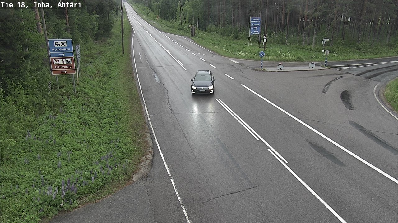 Weather Camera Image Road 18 ÄhtäriInha, Ähtäri, Etelä-Pohjanmaa