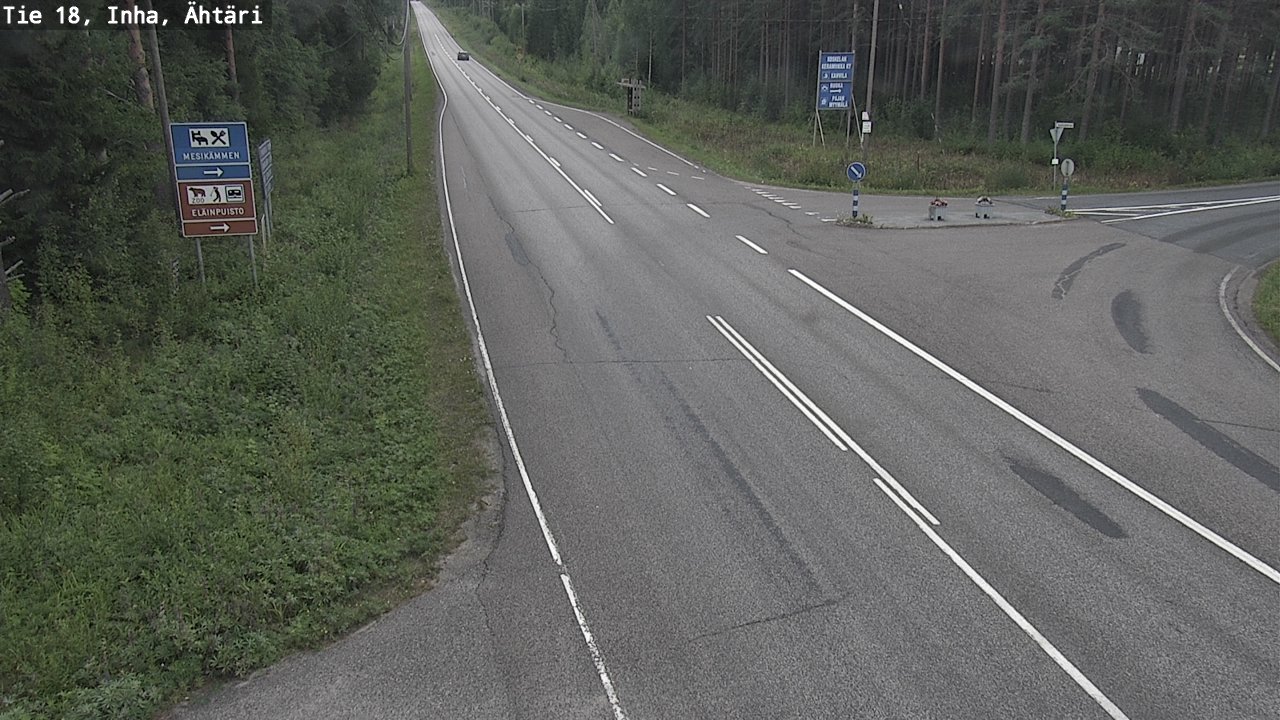 Weather Camera Image Road 18 ÄhtäriInha, Ähtäri, Etelä-Pohjanmaa