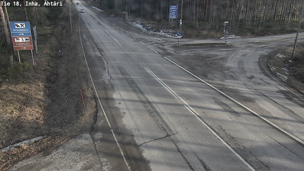 Weather Camera Image Väg 18 Etseri, Inha, Ähtäri, Etelä-Pohjanmaa