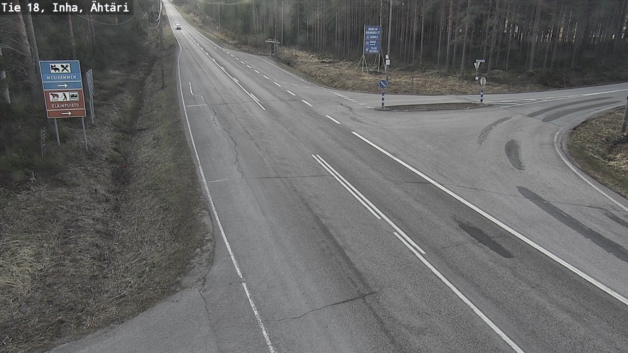 Weather Camera Image Road 18 ÄhtäriInha, Ähtäri, Etelä-Pohjanmaa