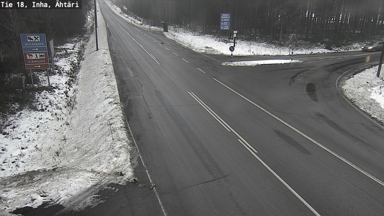 Weather Camera Image Road 18 ÄhtäriInha, Ähtäri, Etelä-Pohjanmaa