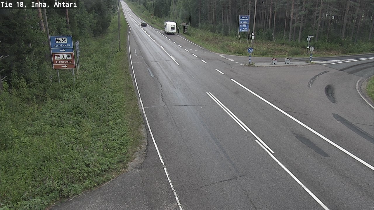 Weather Camera Image Väg 18 Etseri, Inha, Ähtäri, Etelä-Pohjanmaa