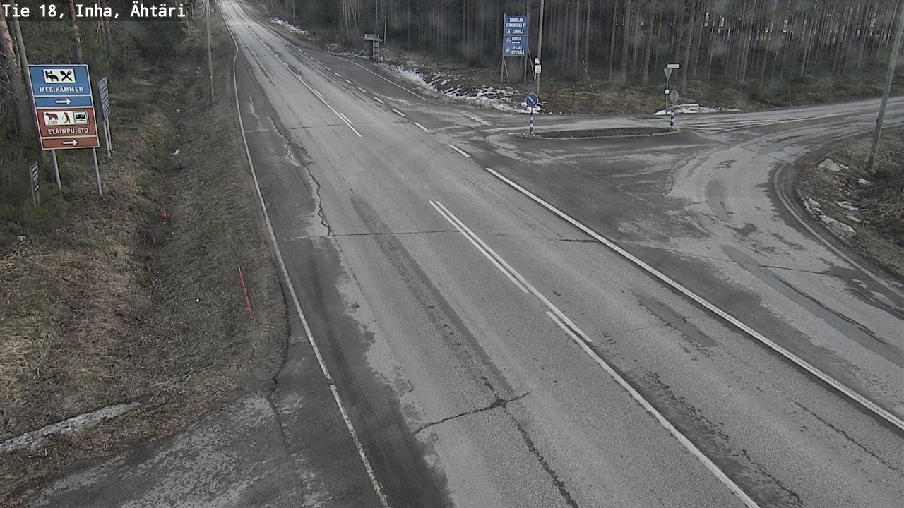 Weather Camera Image Road 18 ÄhtäriInha, Ähtäri, Etelä-Pohjanmaa