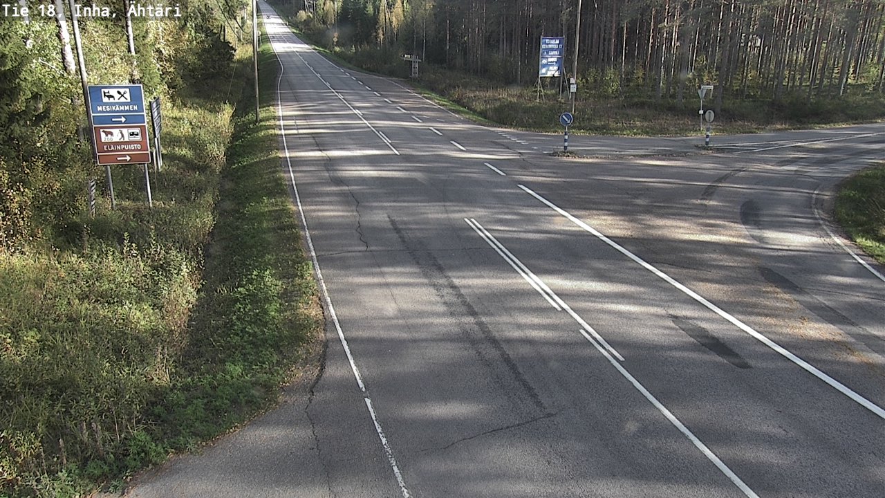 Weather Camera Image Road 18 ÄhtäriInha, Ähtäri, Etelä-Pohjanmaa