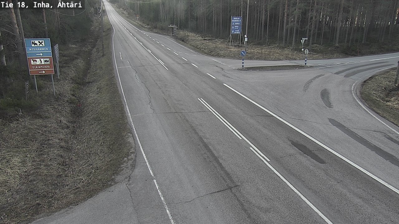 Weather Camera Image Road 18 ÄhtäriInha, Ähtäri, Etelä-Pohjanmaa