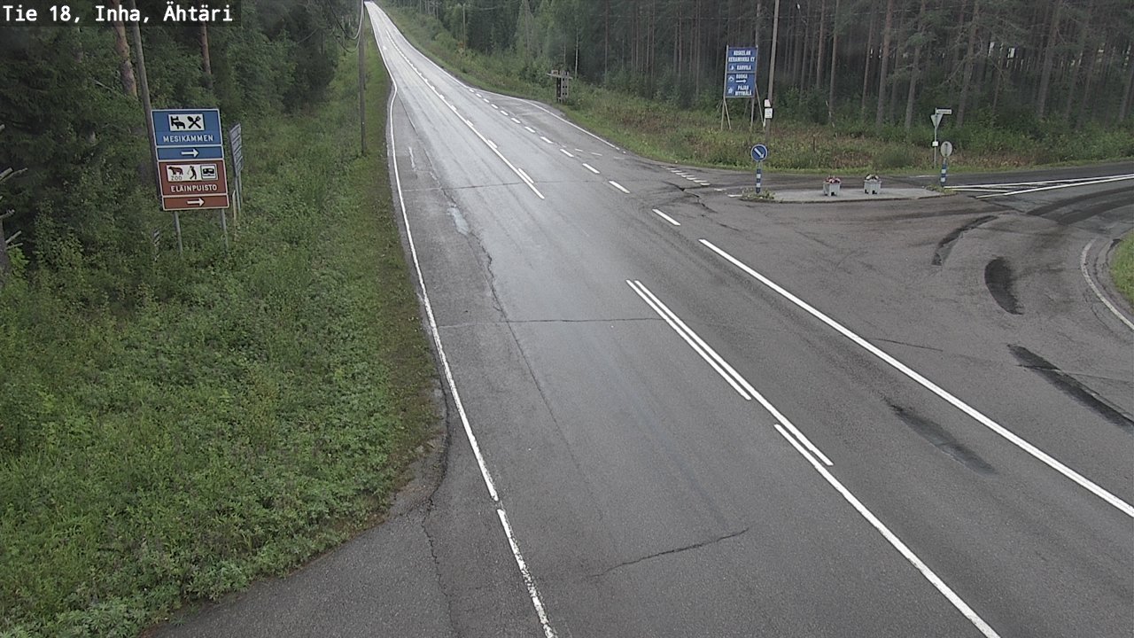 Weather Camera Image Väg 18 Etseri, Inha, Ähtäri, Etelä-Pohjanmaa