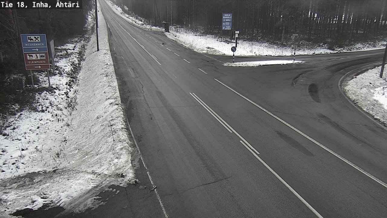 Weather Camera Image Road 18 ÄhtäriInha, Ähtäri, Etelä-Pohjanmaa