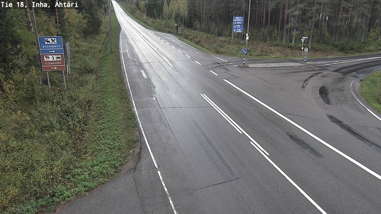 Weather Camera Image Väg 18 Etseri, Inha, Ähtäri, Etelä-Pohjanmaa