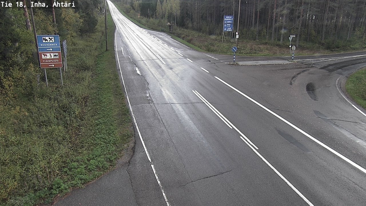 Weather Camera Image Väg 18 Etseri, Inha, Ähtäri, Etelä-Pohjanmaa