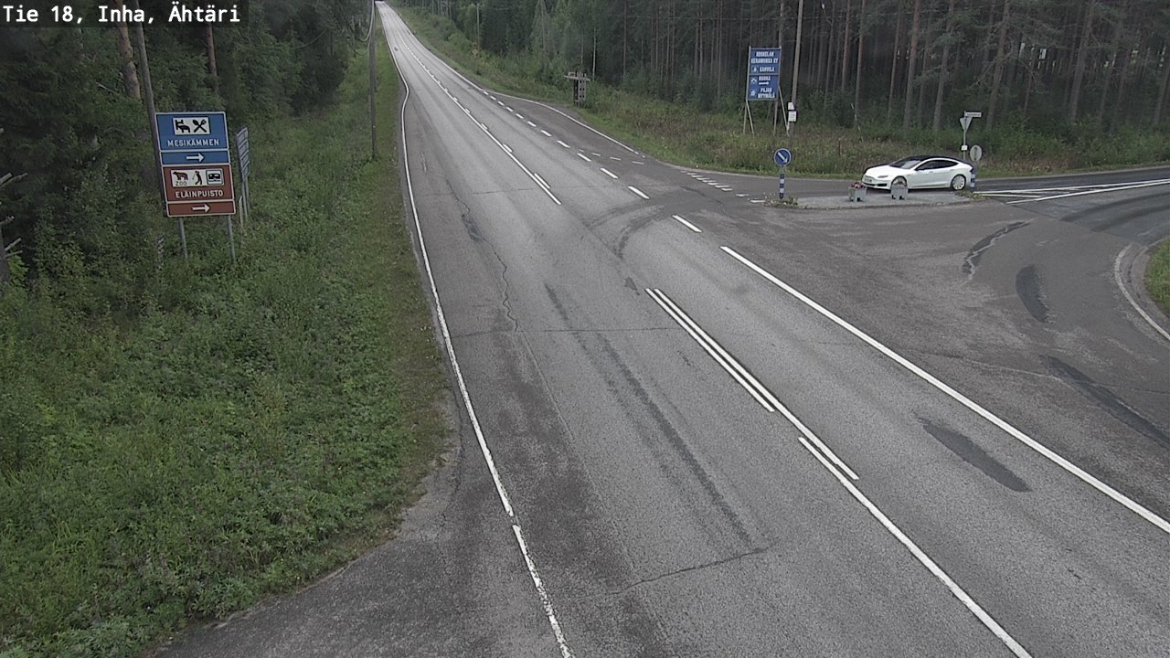 Weather Camera Image Road 18 ÄhtäriInha, Ähtäri, Etelä-Pohjanmaa