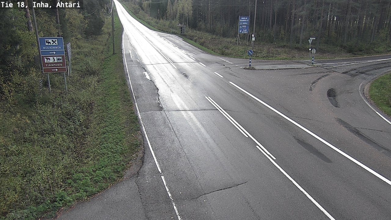 Weather Camera Image Väg 18 Etseri, Inha, Ähtäri, Etelä-Pohjanmaa