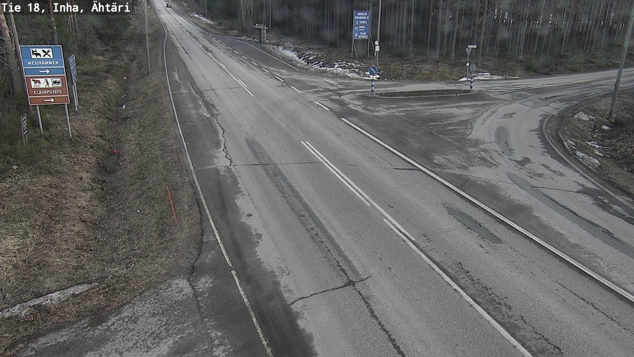 Weather Camera Image Road 18 ÄhtäriInha, Ähtäri, Etelä-Pohjanmaa