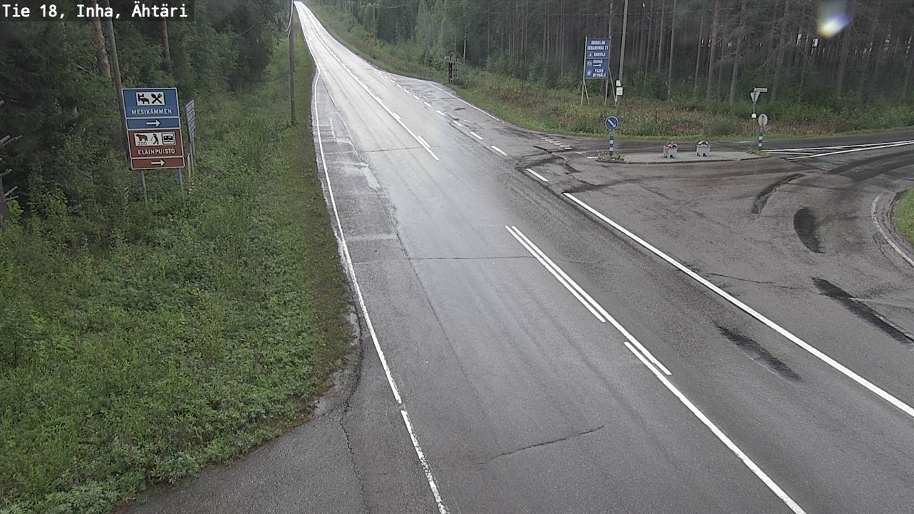 Weather Camera Image Väg 18 Etseri, Inha, Ähtäri, Etelä-Pohjanmaa