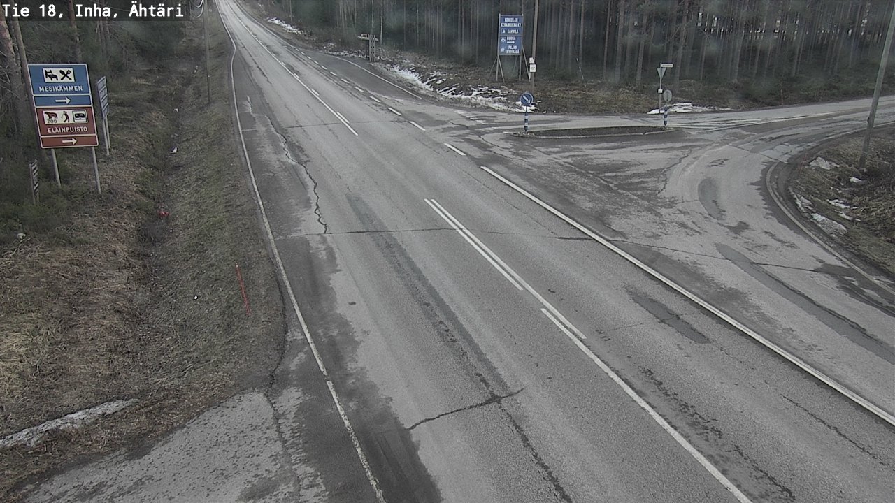 Weather Camera Image Väg 18 Etseri, Inha, Ähtäri, Etelä-Pohjanmaa