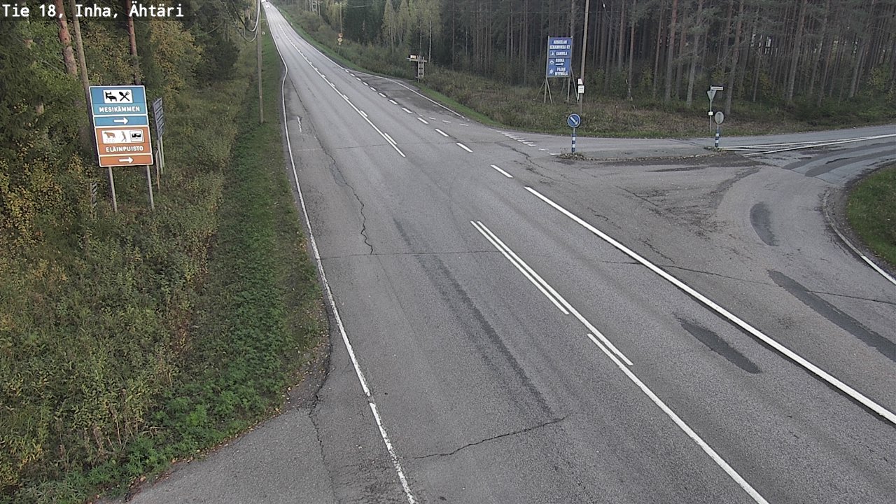 Weather Camera Image Väg 18 Etseri, Inha, Ähtäri, Etelä-Pohjanmaa