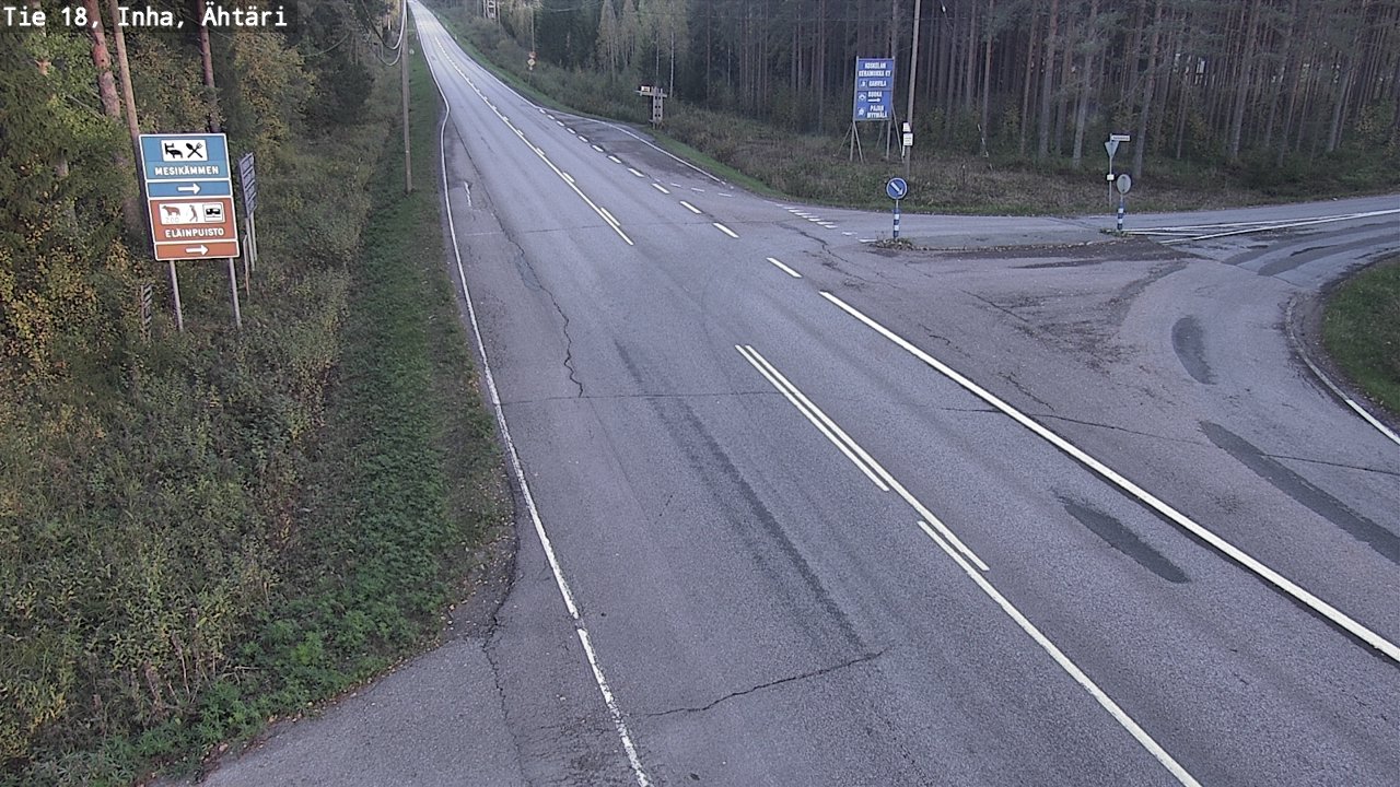 Weather Camera Image Väg 18 Etseri, Inha, Ähtäri, Etelä-Pohjanmaa