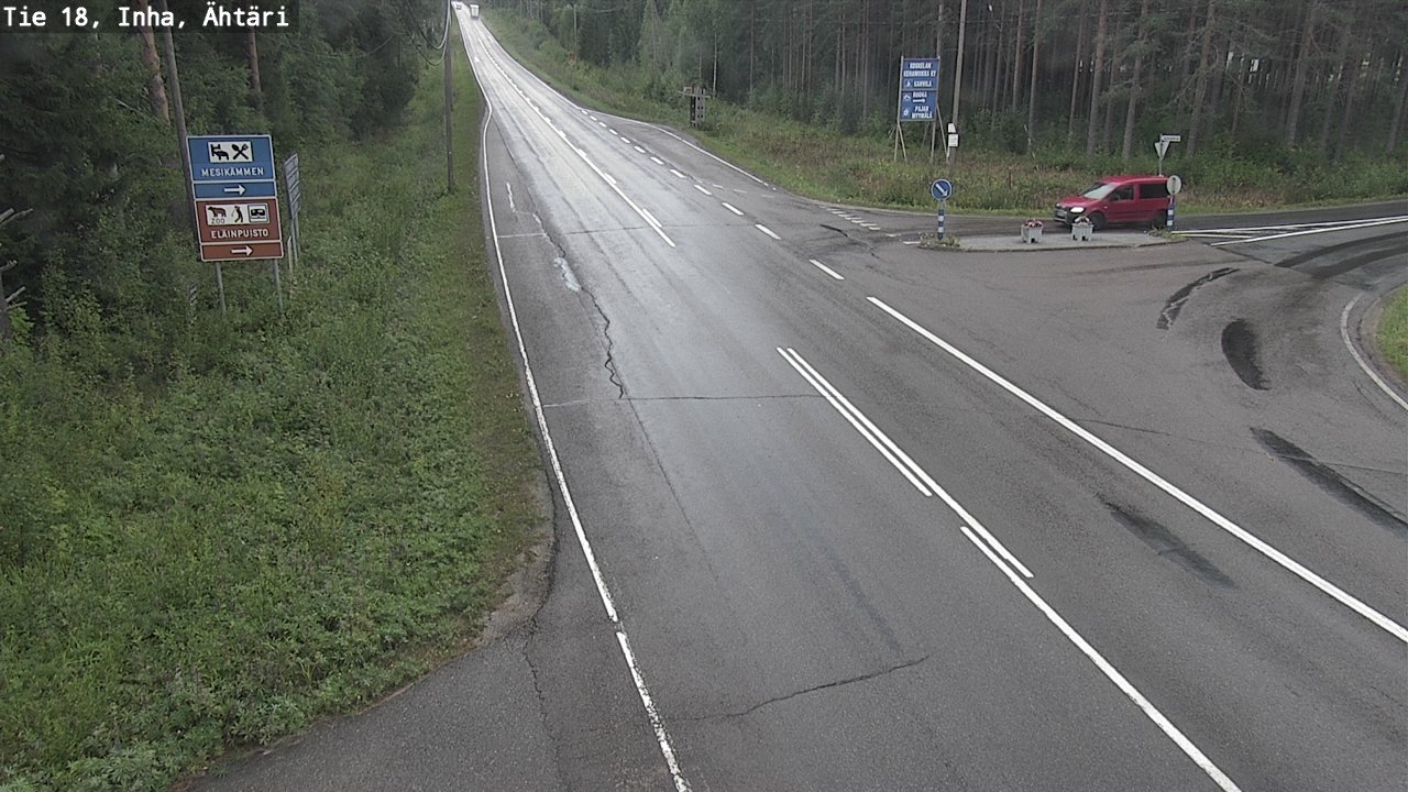 Weather Camera Image Väg 18 Etseri, Inha, Ähtäri, Etelä-Pohjanmaa