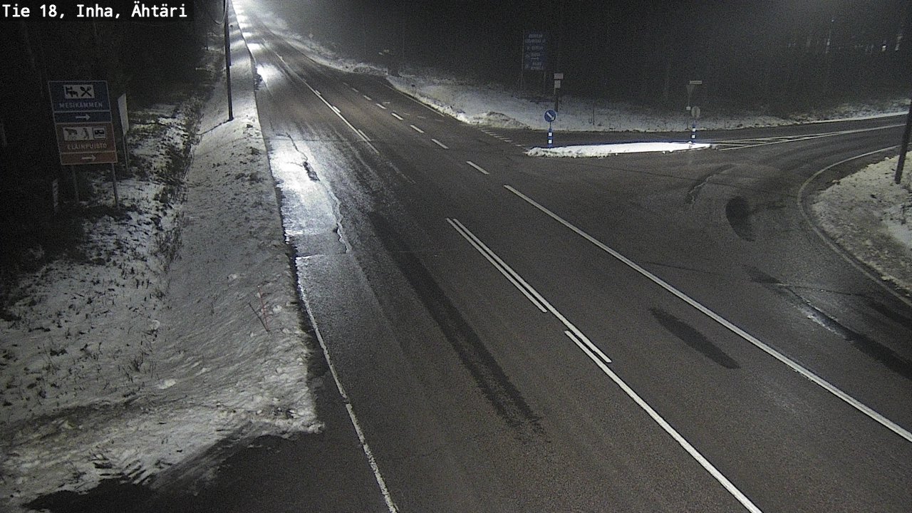 Weather Camera Image Road 18 ÄhtäriInha, Ähtäri, Etelä-Pohjanmaa