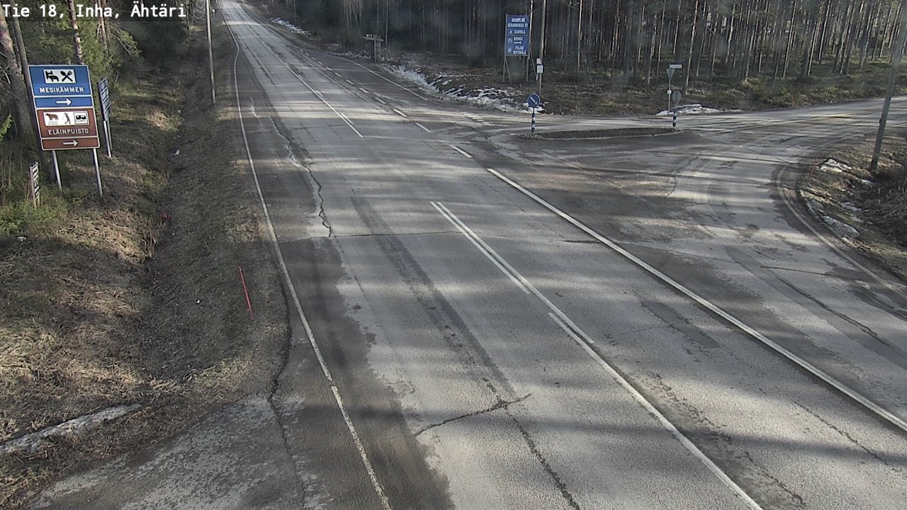 Weather Camera Image Road 18 ÄhtäriInha, Ähtäri, Etelä-Pohjanmaa