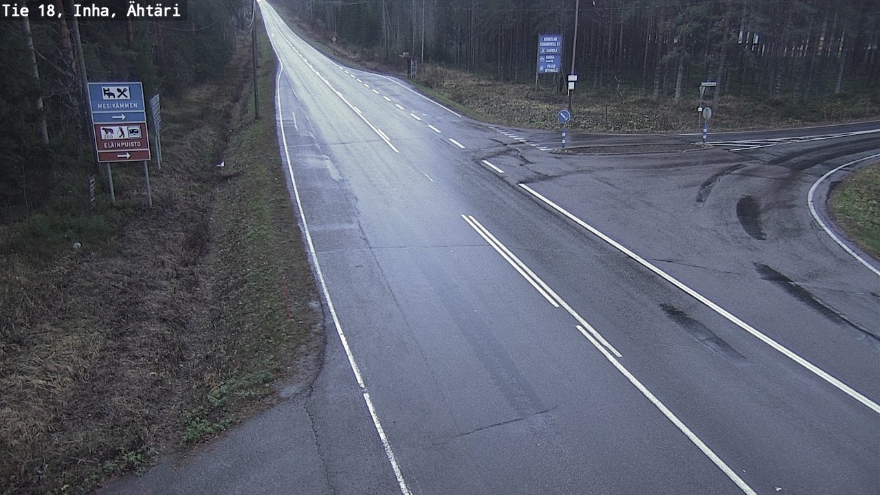 Weather Camera Image Road 18 ÄhtäriInha, Ähtäri, Etelä-Pohjanmaa
