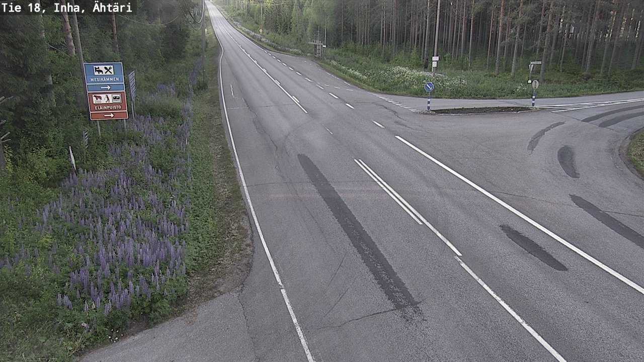 Weather Camera Image Road 18 ÄhtäriInha, Ähtäri, Etelä-Pohjanmaa