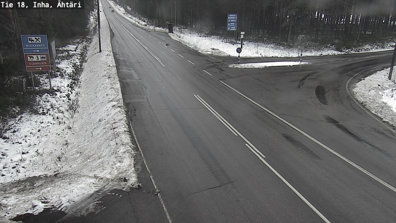 Weather Camera Image Road 18 ÄhtäriInha, Ähtäri, Etelä-Pohjanmaa