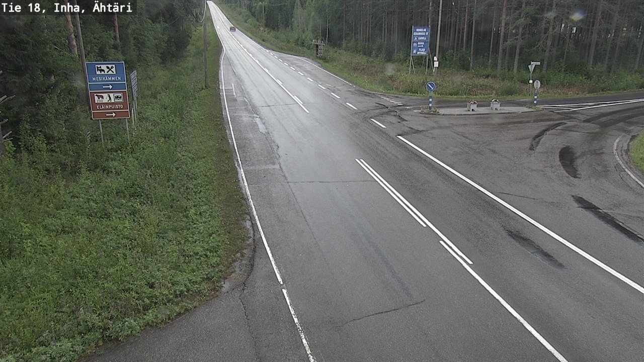 Weather Camera Image Väg 18 Etseri, Inha, Ähtäri, Etelä-Pohjanmaa
