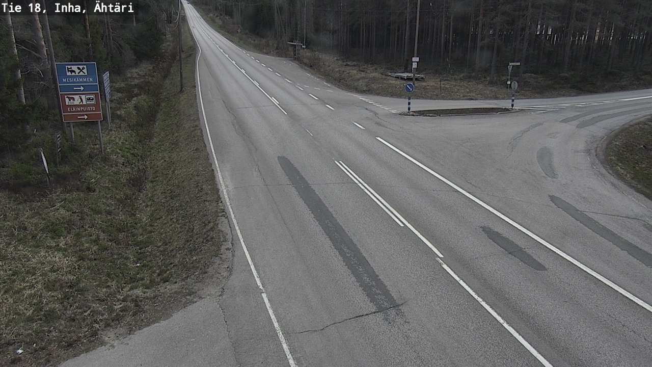Weather Camera Image Road 18 ÄhtäriInha, Ähtäri, Etelä-Pohjanmaa