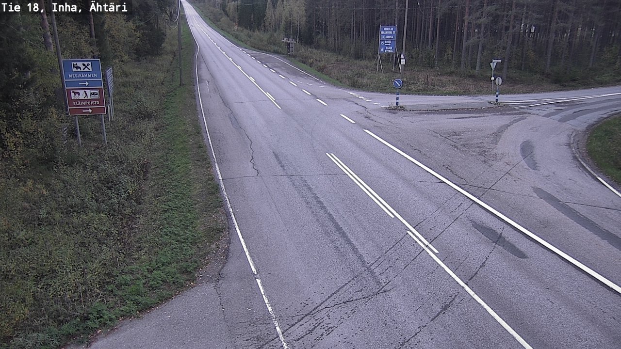 Weather Camera Image Väg 18 Etseri, Inha, Ähtäri, Etelä-Pohjanmaa