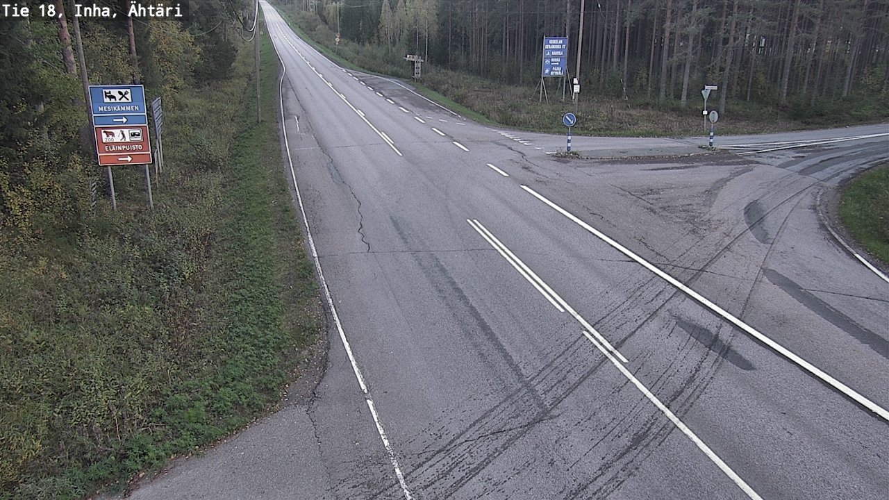 Weather Camera Image Väg 18 Etseri, Inha, Ähtäri, Etelä-Pohjanmaa