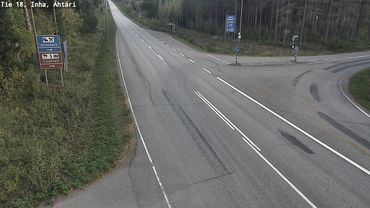 Weather Camera Image Road 18 ÄhtäriInha, Ähtäri, Etelä-Pohjanmaa