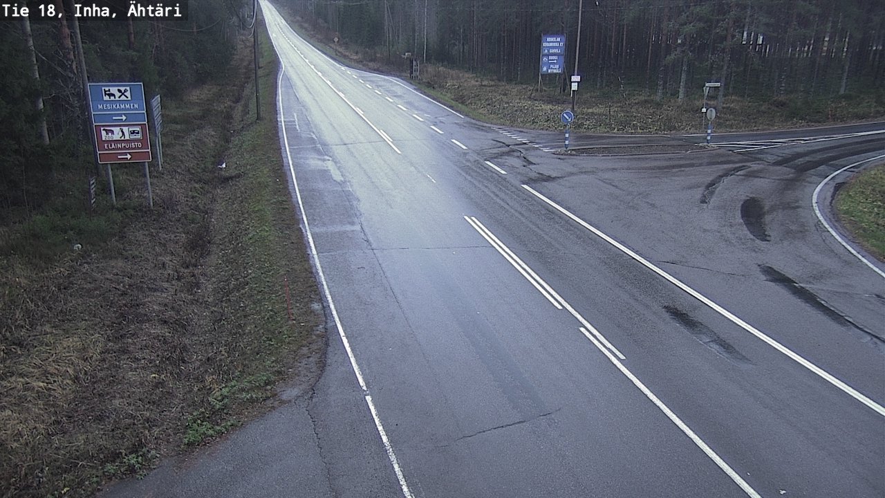 Weather Camera Image Road 18 ÄhtäriInha, Ähtäri, Etelä-Pohjanmaa