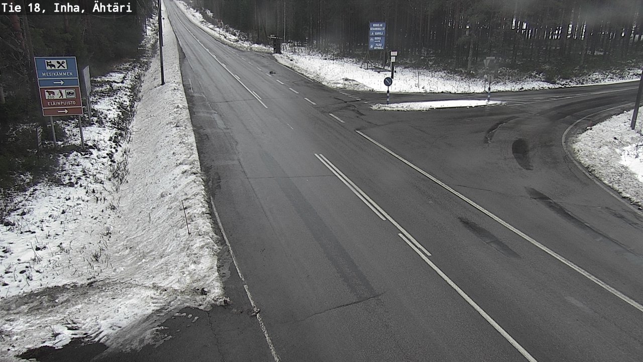 Weather Camera Image Road 18 ÄhtäriInha, Ähtäri, Etelä-Pohjanmaa