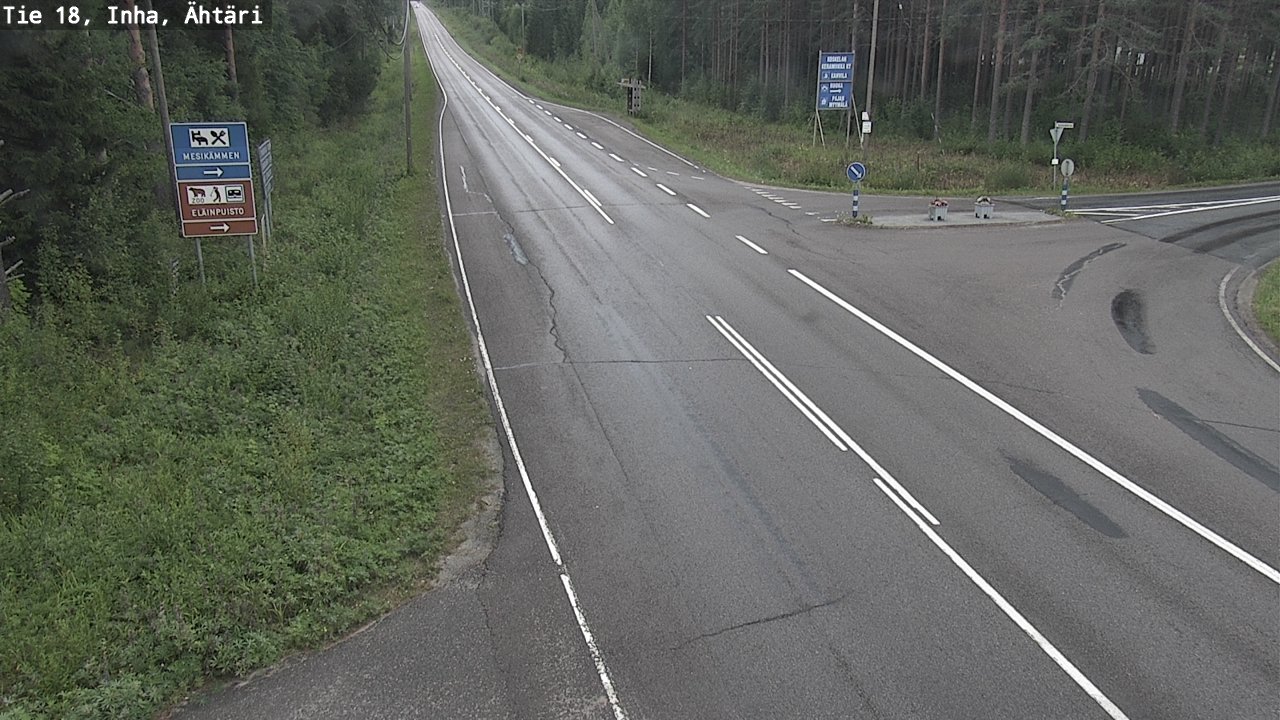Weather Camera Image Road 18 ÄhtäriInha, Ähtäri, Etelä-Pohjanmaa