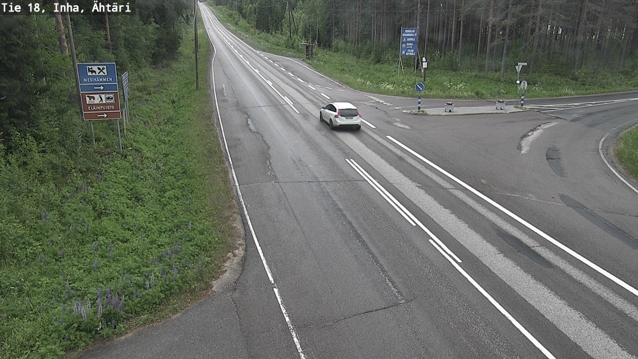 Weather Camera Image Road 18 ÄhtäriInha, Ähtäri, Etelä-Pohjanmaa