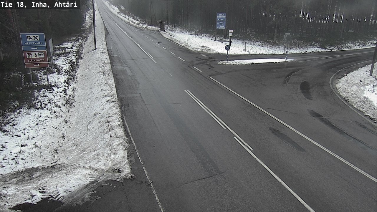 Weather Camera Image Road 18 ÄhtäriInha, Ähtäri, Etelä-Pohjanmaa
