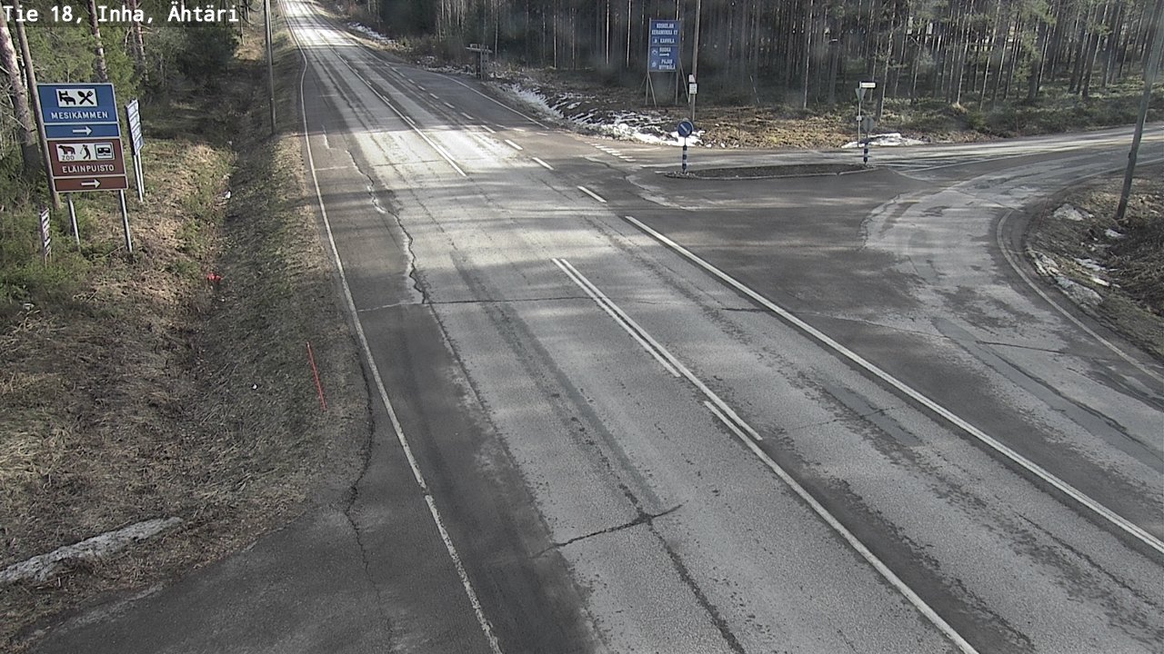 Weather Camera Image Road 18 ÄhtäriInha, Ähtäri, Etelä-Pohjanmaa