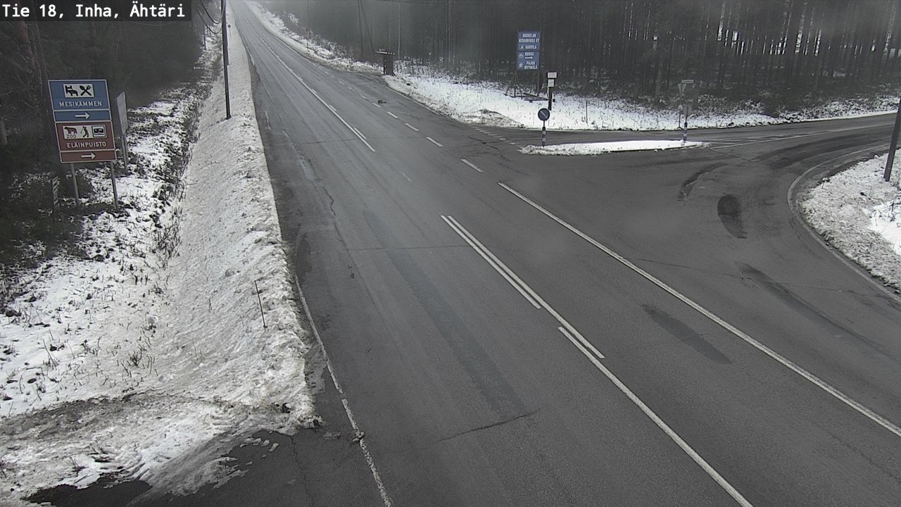 Weather Camera Image Road 18 ÄhtäriInha, Ähtäri, Etelä-Pohjanmaa