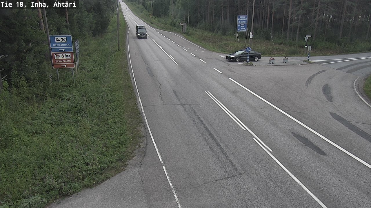 Weather Camera Image Road 18 ÄhtäriInha, Ähtäri, Etelä-Pohjanmaa