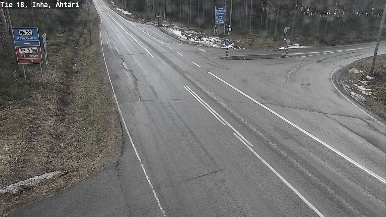 Weather Camera Image Road 18 ÄhtäriInha, Ähtäri, Etelä-Pohjanmaa