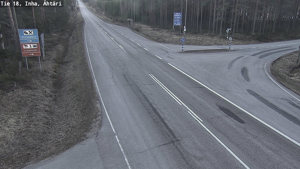Weather Camera Image Road 18 ÄhtäriInha, Ähtäri, Etelä-Pohjanmaa
