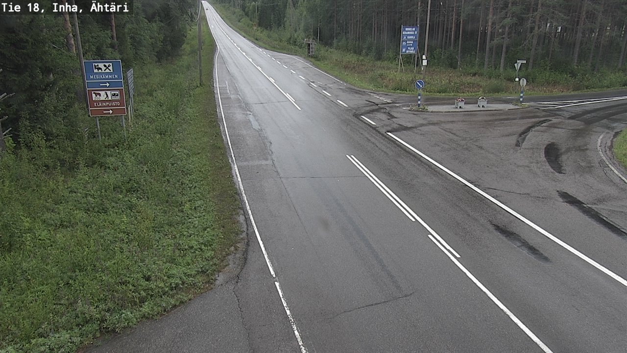 Weather Camera Image Väg 18 Etseri, Inha, Ähtäri, Etelä-Pohjanmaa