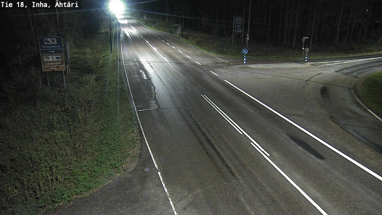 Weather Camera Image Väg 18 Etseri, Inha, Ähtäri, Etelä-Pohjanmaa
