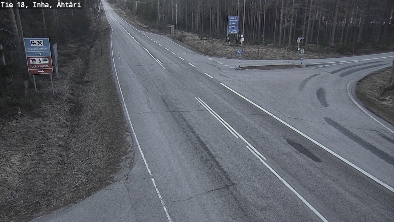 Weather Camera Image Road 18 ÄhtäriInha, Ähtäri, Etelä-Pohjanmaa