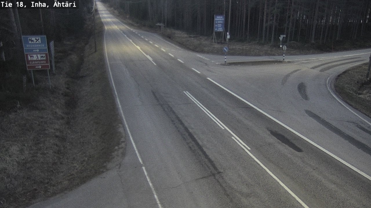 Weather Camera Image Road 18 ÄhtäriInha, Ähtäri, Etelä-Pohjanmaa