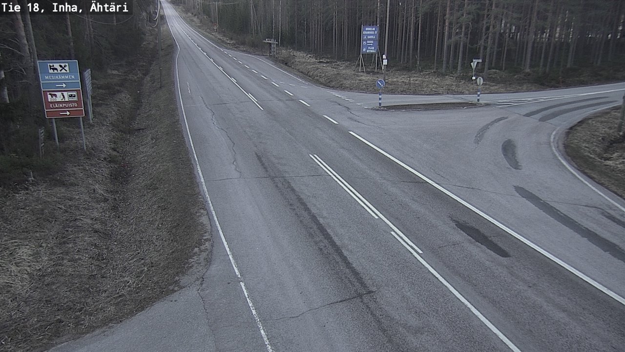 Weather Camera Image Väg 18 Etseri, Inha, Ähtäri, Etelä-Pohjanmaa