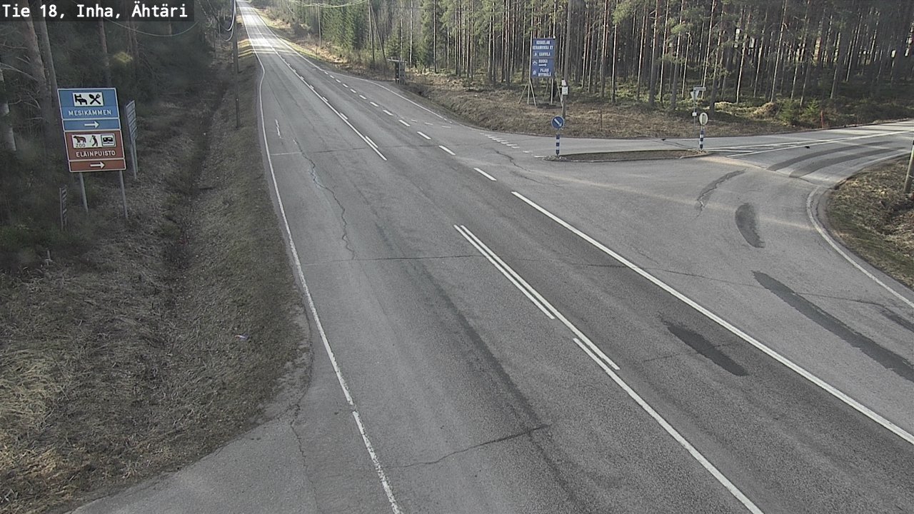 Weather Camera Image Väg 18 Etseri, Inha, Ähtäri, Etelä-Pohjanmaa