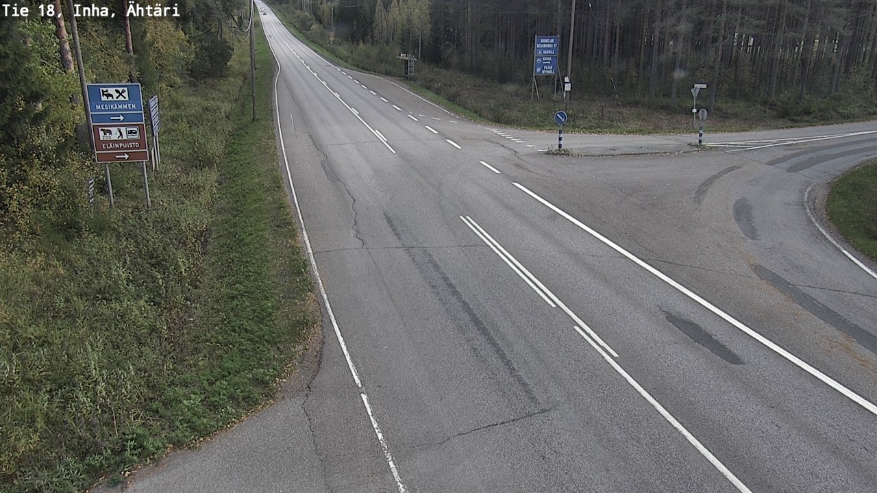 Weather Camera Image Road 18 ÄhtäriInha, Ähtäri, Etelä-Pohjanmaa